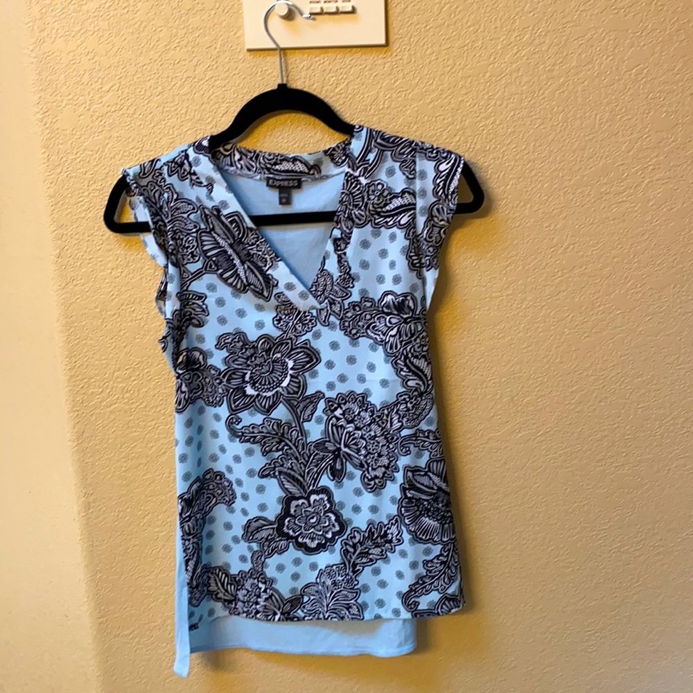 Express Floral Blouse Size XS